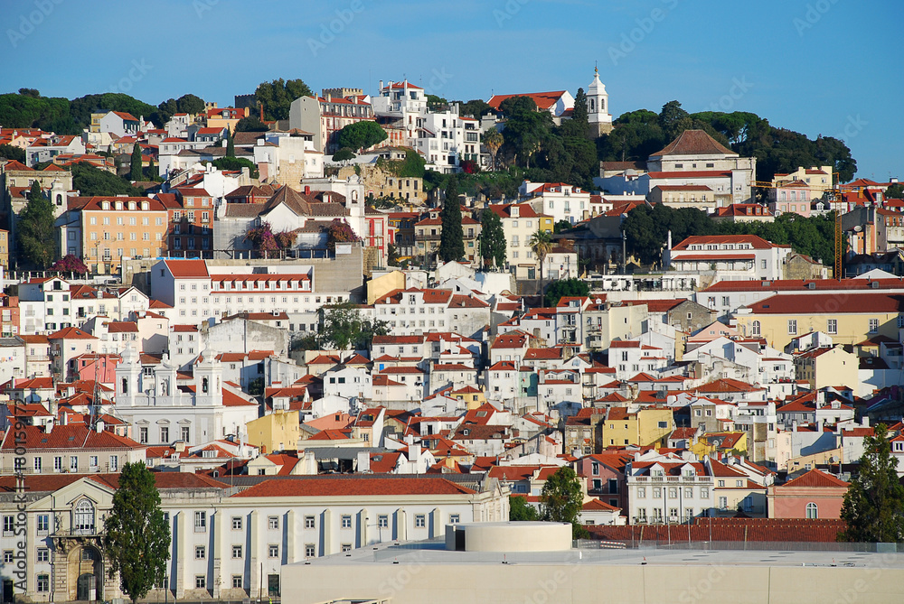 View of the city of Lisbon, Portugal