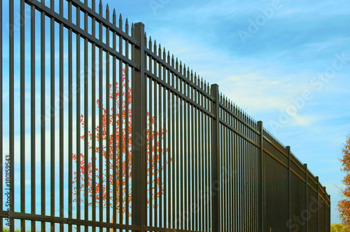 Metal fence