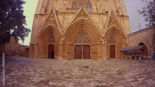 cathedral of St. Nicholas / Lala Mustafa Pasha Mosque is the largest medieval building in Famagusta and was commenced in 1300 AD photo