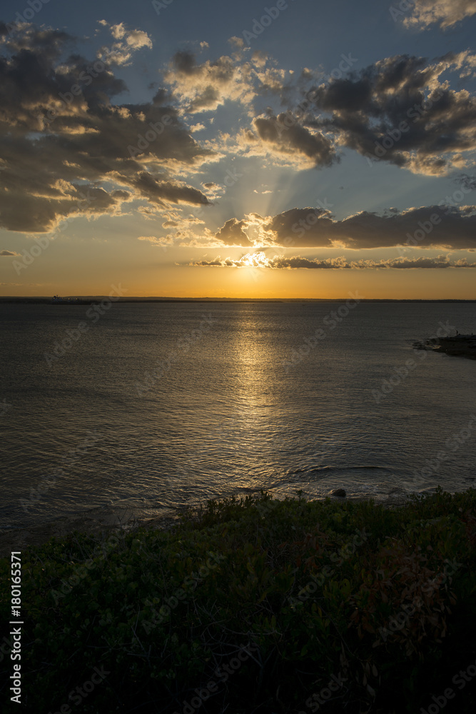 Beautiful sunset from La perouse in Sydney