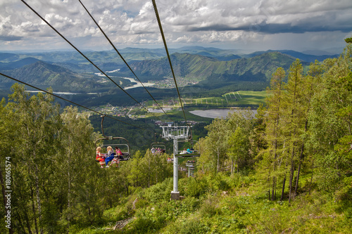 chairlift in the summe
