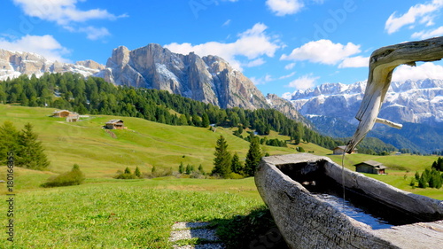 Bergpanorama-Alpen