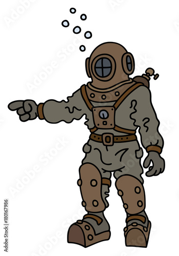 Vintage deep diver