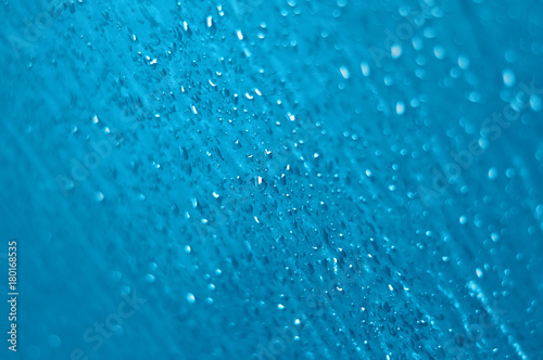 Water Drops on textured glass photo
