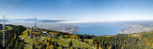 Fotografie Blick vom Pfänder auf den Bodensee