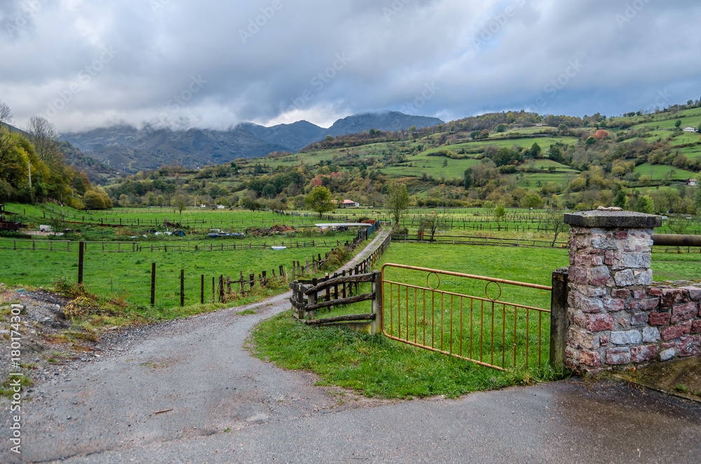 Mountain landscape in northern Spain