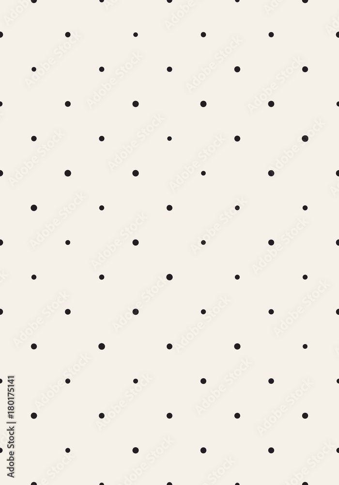 Seamless monochrome pattern with dots. Vector repeating texture. Seamless monochrome pattern with dots. Vector repeating texture.
