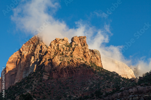 Rugged Scenic Zion National Park Landscape