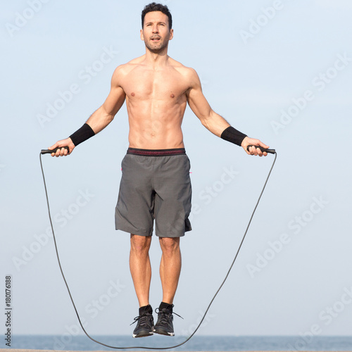Workout with jumping rope