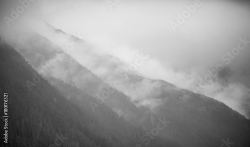 clouds on mountain