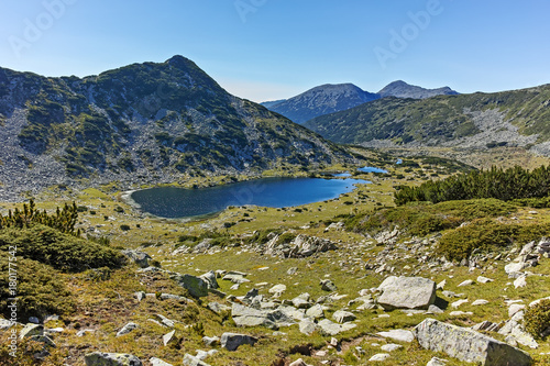 Fototapeta Naklejka Na Ścianę i Meble -  Amazing landscape with Prevalski lakes, Pirin Mountain, Bulgaria