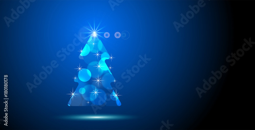 albero di natale, cartolina di natale, albero, natale