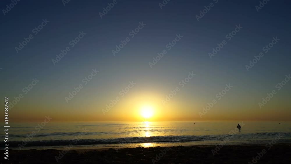 Timelapse of sunrise over the Sea Timelapse of sunrise over the Sea