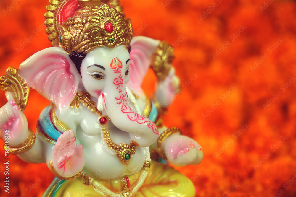 Hindu God Ganesha Stock Photo | Adobe Stock