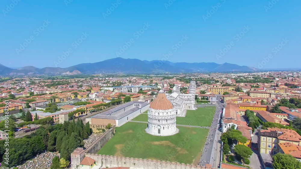 Fototapeta premium Pisa von oben