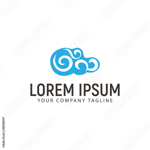 Free Download wind logo design concept template - GFXLoad