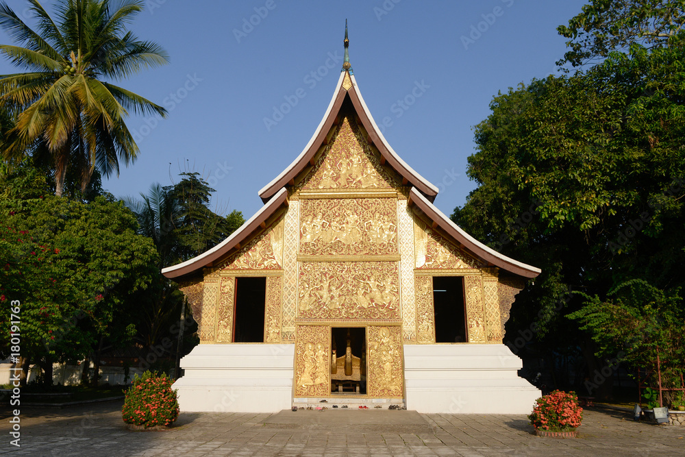 Buddhist Temple at Wat Xiengthong, Luang Prabang, Laos. Buddhist Temple at Wat Xiengthong, Luang Prabang, Laos.