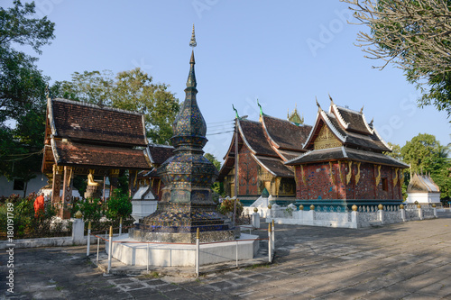 Buddhist Temple at Wat Xiengthong, Luang Prabang, Laos.