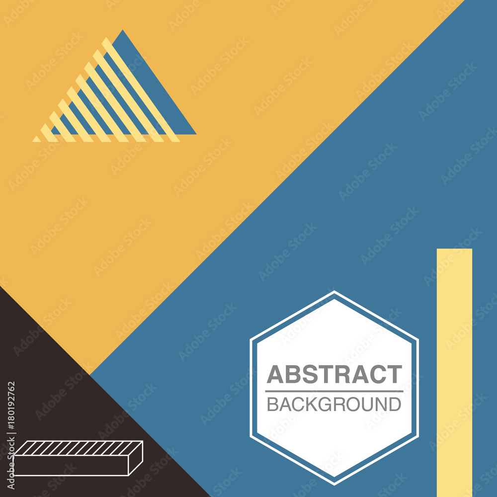 Abstract memphis style vector background