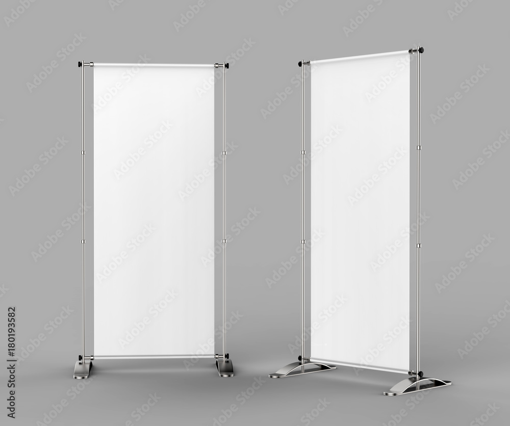 White blank empty high resolution business aluminum premium expandable ...