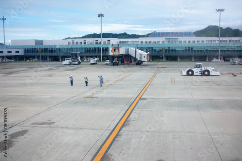 松山空港（見送り）