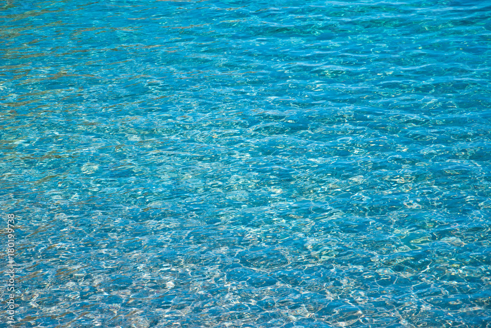 Water Background - Calm sea - klares, blaues Wasser 