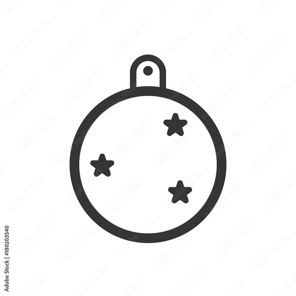 Obraz premium Christmas Vector Icon