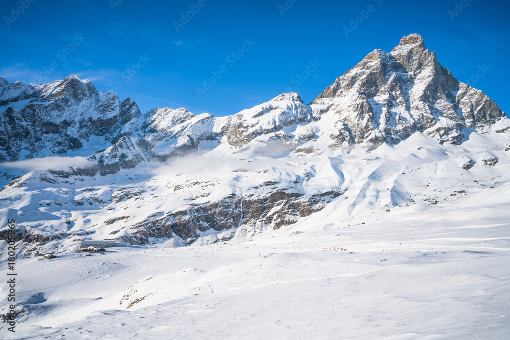 Italian Alps in the winter