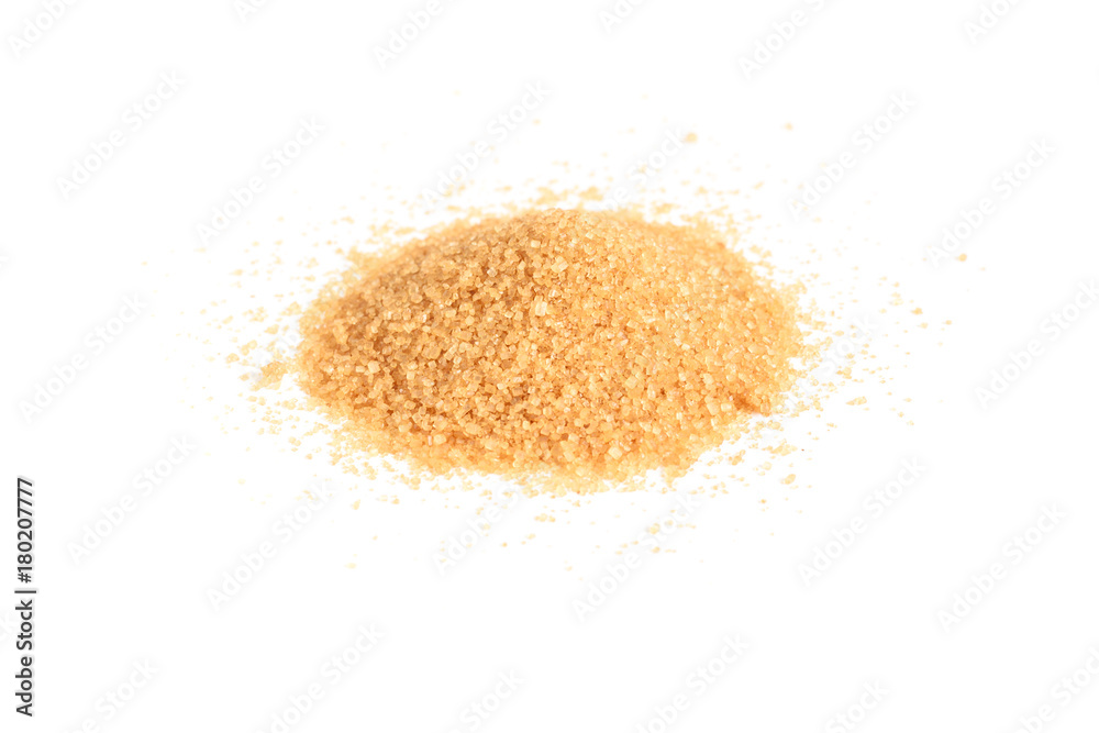 Pile of Cane sugar unrefined Pile of Cane sugar unrefined