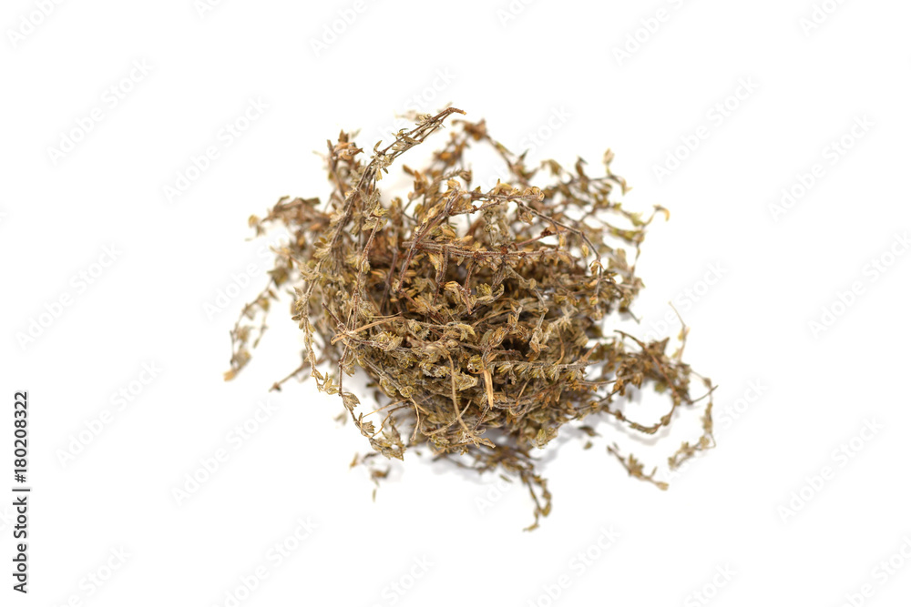 Pile of Dried wild thyme Pile of Dried wild thyme