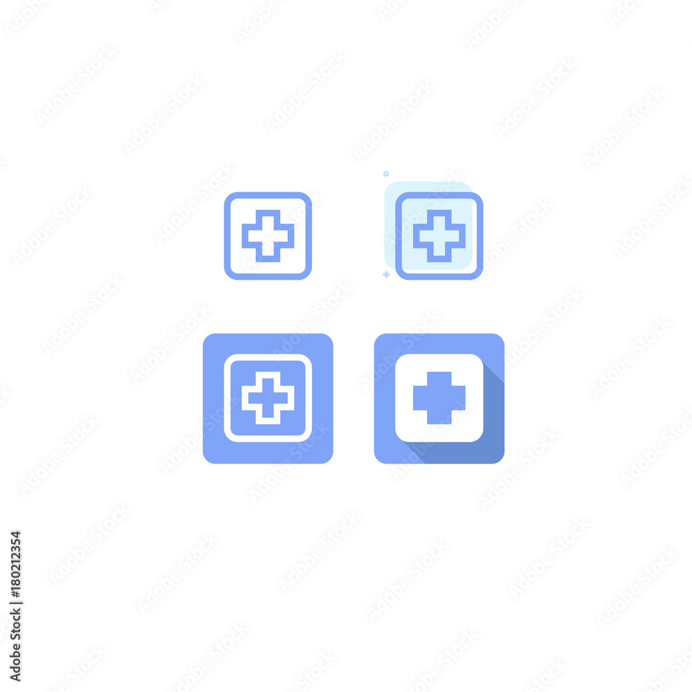icon plus sign blue vector on white background. logo. web. Symbols. design. illustration icon plus sign blue vector on white background. logo. web. Symbols. design. illustration