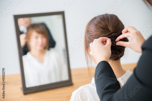 ヘアセット 