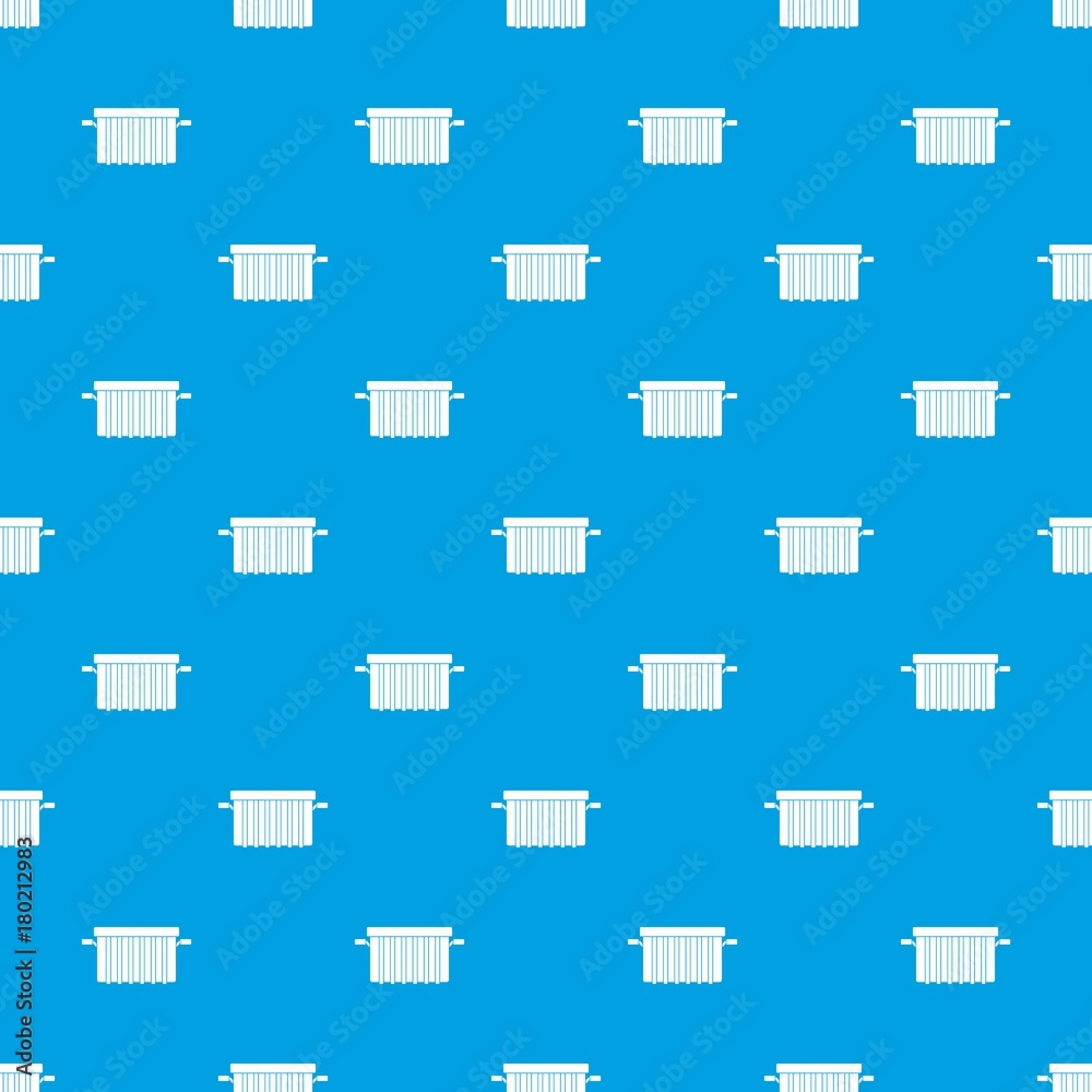 Garbage tank pattern seamless blue