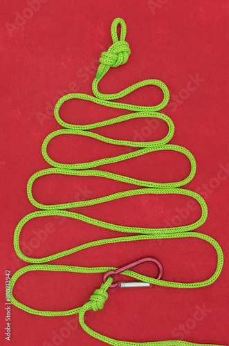 Konstfotografi Creative Christmas tree for the congratulation tourists;