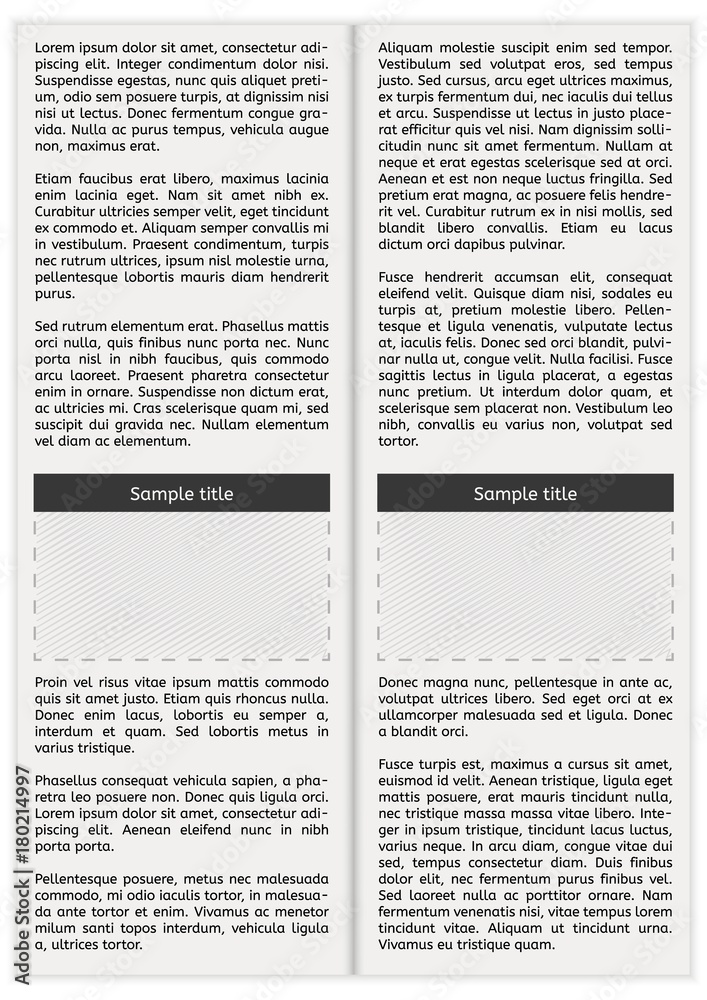Fototapeta premium newspaper page with empty space