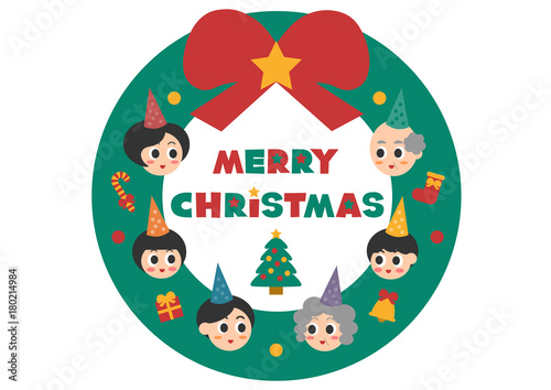 クリスマス 家族 イラスト ロゴマーク Stock Vector Adobe Stock クリスマス 家族 イラスト ロゴマーク Stock Vector Adobe Stock