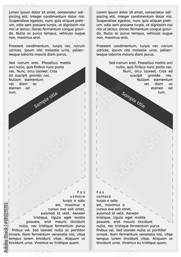 newspaper page with empty space