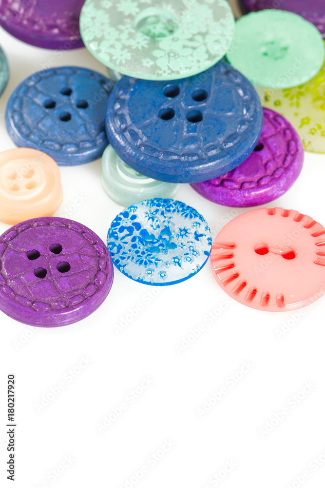 colorful buttons isolated on white background colorful buttons isolated on white background