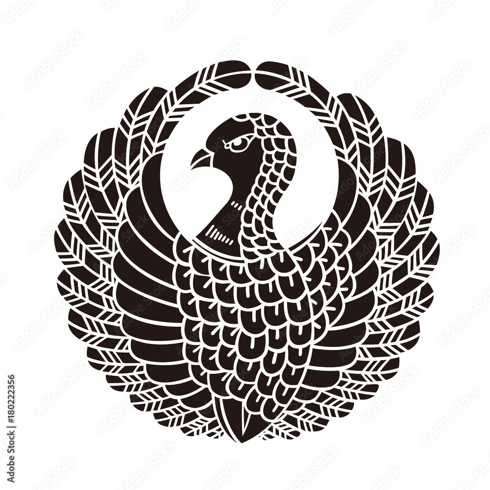 家紋 鷹の羽 Stock イラスト Adobe Stock