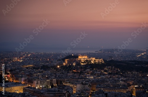 Night Acropolis View