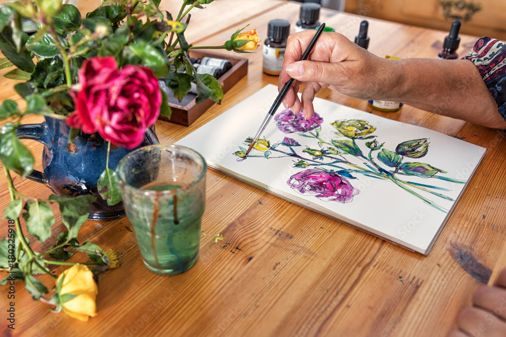 Fototapeta premium Painting Workshop