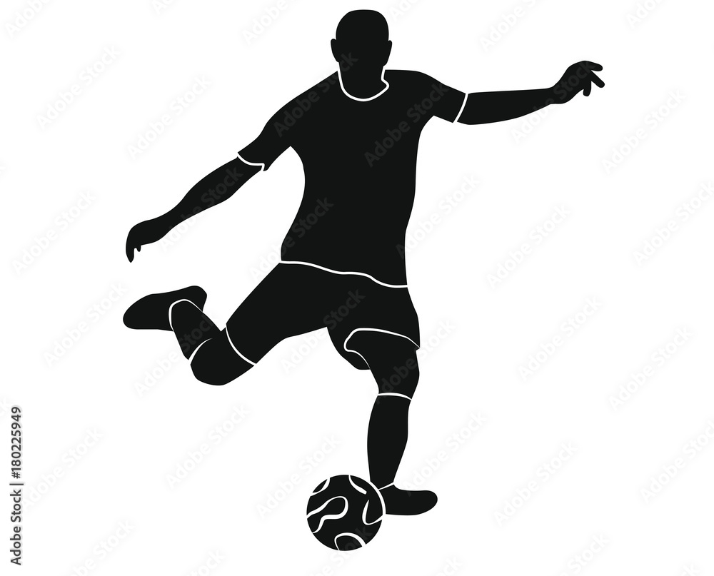 Fototapeta premium Footballeur