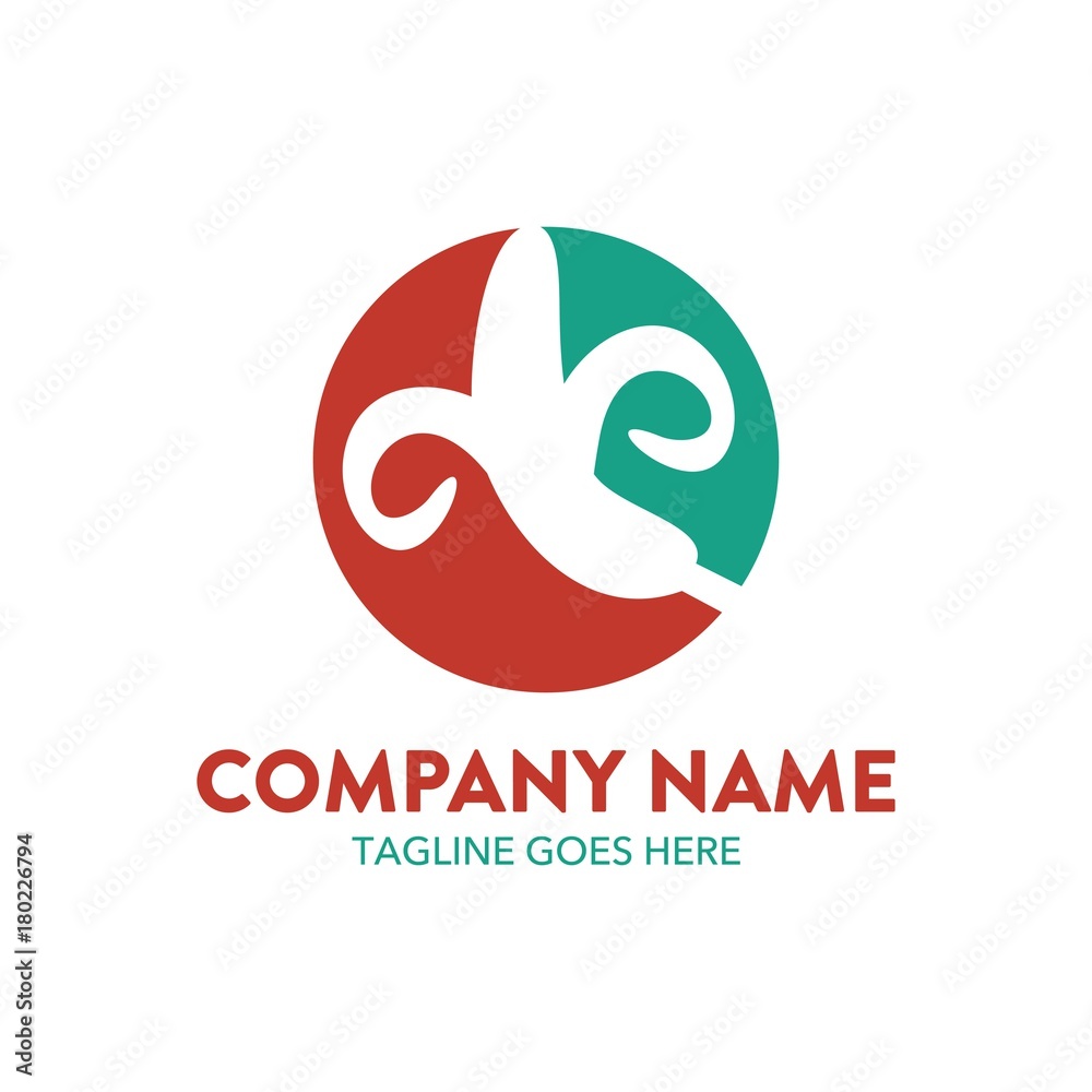 banana logo with unique style and simple colors. banana logo with unique style and simple colors.
