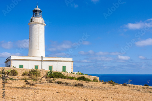 Mola Lighthouse in Formentera, Spain