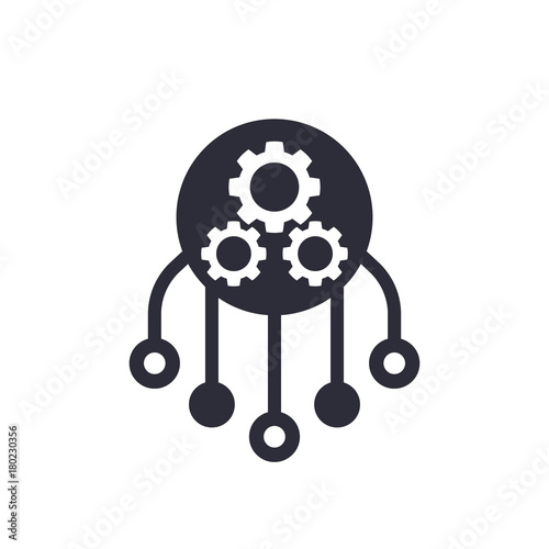 Resources allocation icon