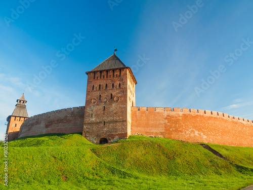 Walls And Towers Of Novgorod Kremlin (Detinets)