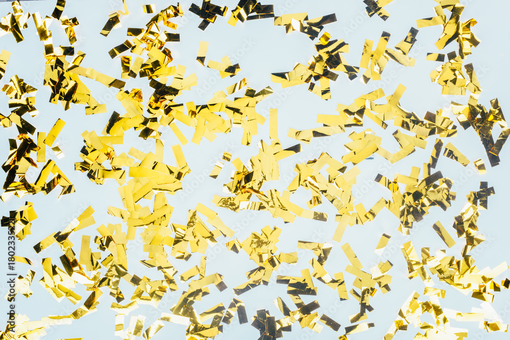 golden glossy confetti