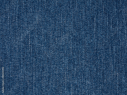 Tablou canvas Blue jeans fabric texture, denim plain surface background