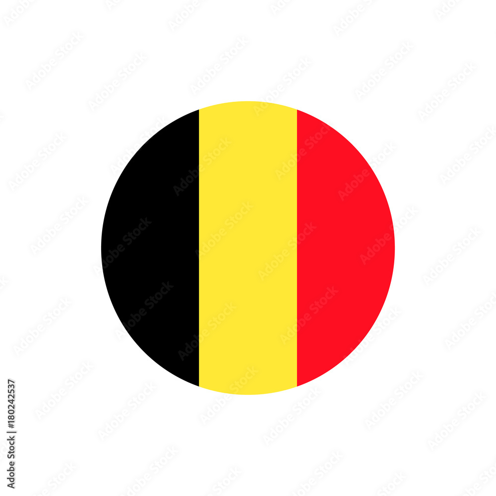 Belgium flag, official colors and proportion correctly. National Belgium flag.
