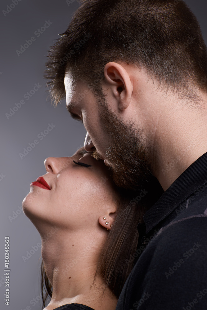 Obraz premium Happy couple background isolated